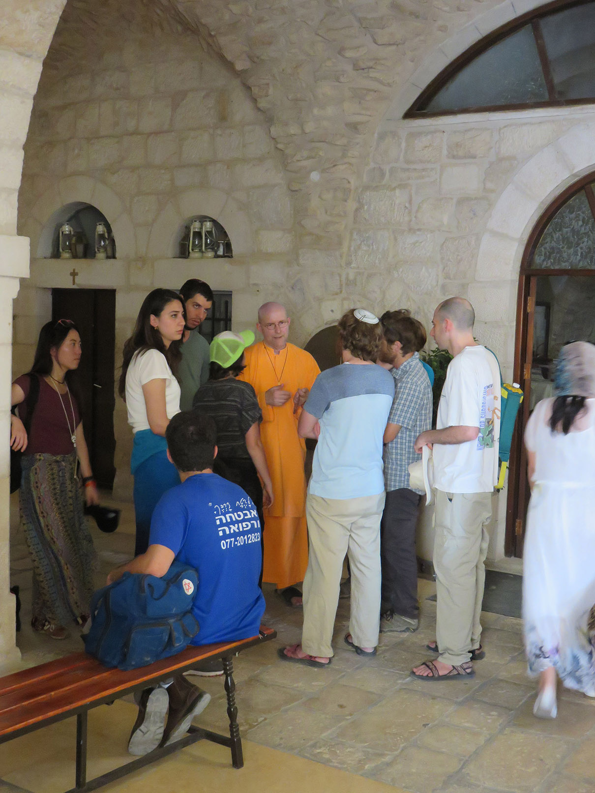 MONK AND VISITORS