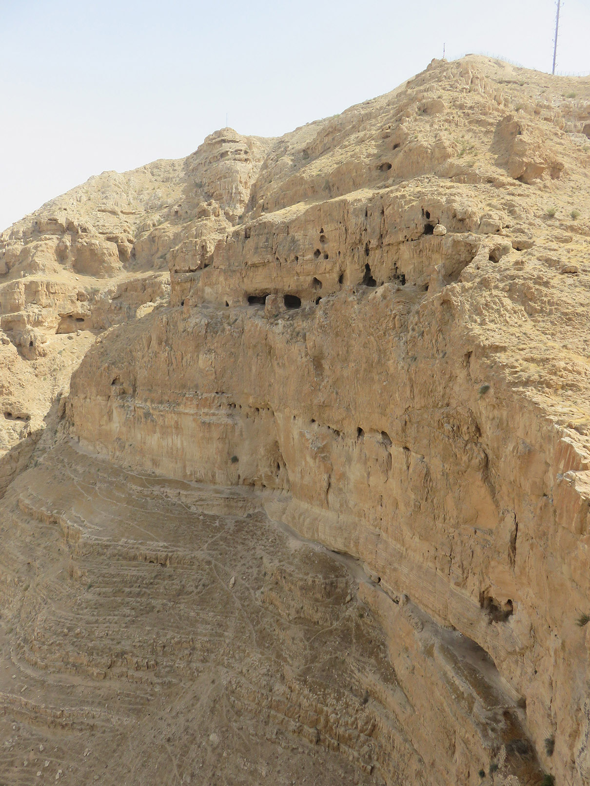 THE CLIFFS OF THE MOUNT of temptation