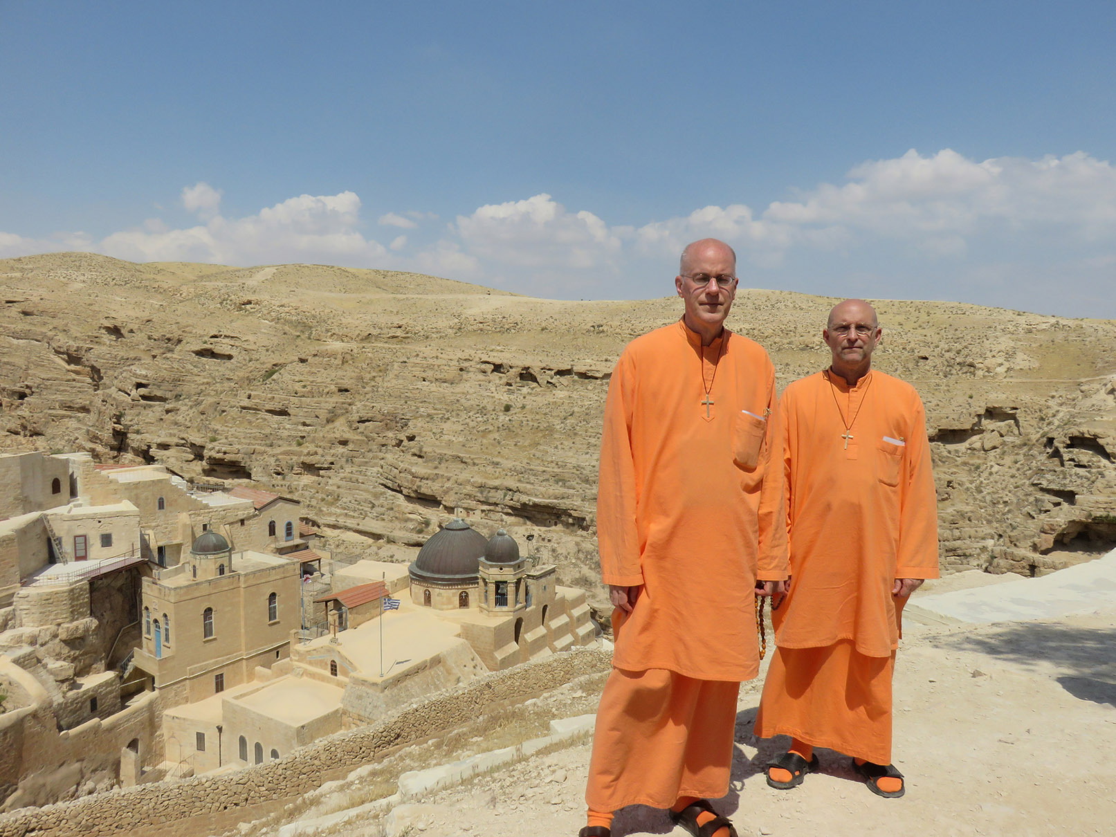 On a ridge above Mar Saba Monastery