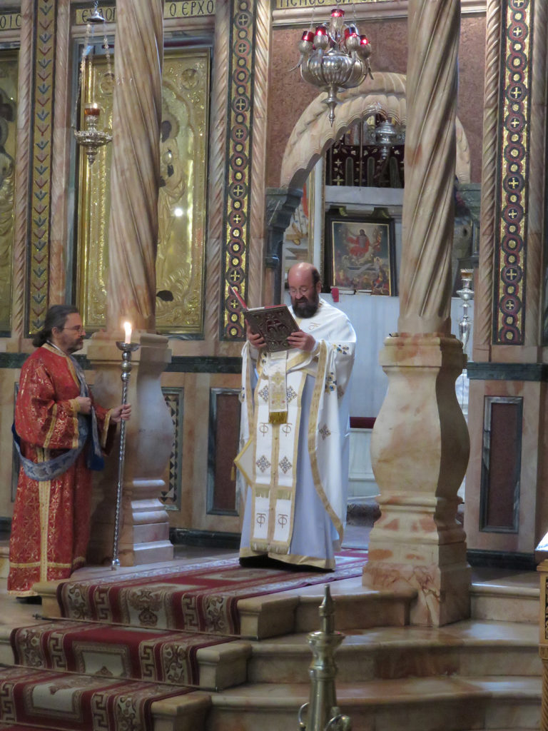 GOSPEL READING at the church of the Anastasis