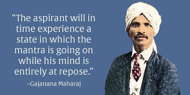 Quote from Gajanana Maharaj about effective meditation
