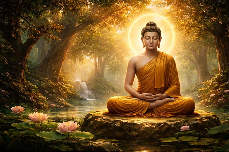 Pure of deed - Buddha