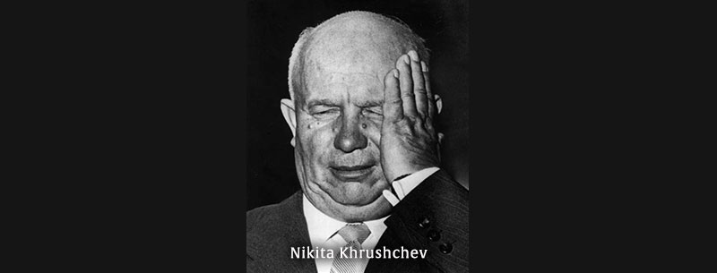 Nikita Khrushchev facepalm