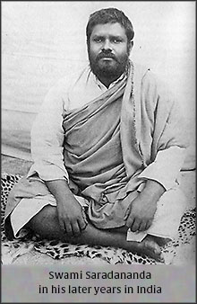 Swami Saradananda in India
