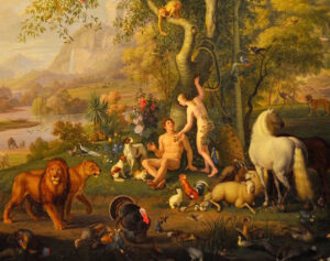 Adam and Eve in Eden