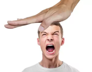 Free from hatred - Angry man