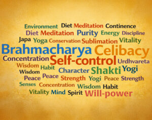 Brahmacharya word cloud