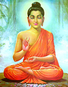 Buddha blessing