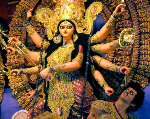 Image of the Devi from Durga Puja