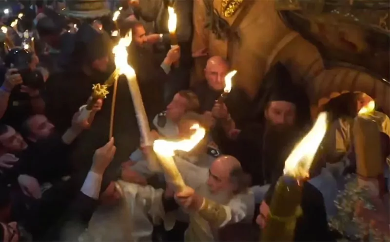 Holy Fire 2023 with Patriarch Theophilos III