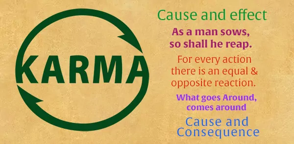 karma - what goes around comes around