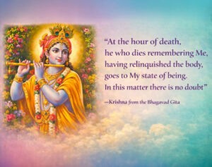 Krishna: at the hour of death