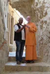 Mohammed, our self-appointed host at the Monastery on the Mount of Temptation