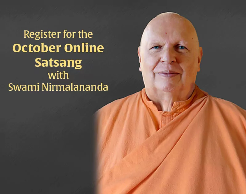 October Satsang with Swami Nirmalananda