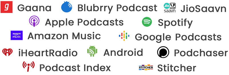 Podcast app logos