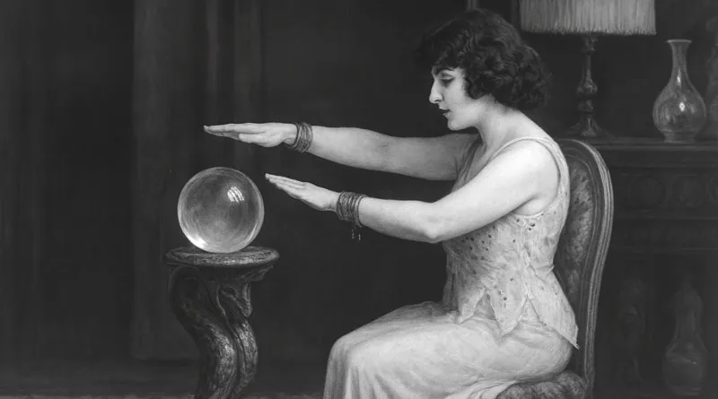 psychic and crystal ball