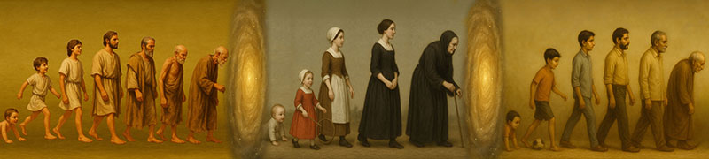 Reincarnation-one of the four universal truths: a tableau of past lives