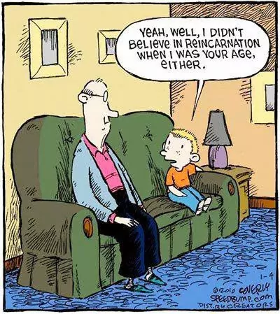 reincarnation rebirth joke fact