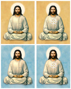 Jesus as "The Christ of India" available in 4 versions