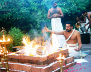 sacrificial fire rite