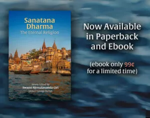 Sanatana Dharma book ad