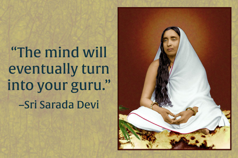Sri Sarada Devi on the Guru