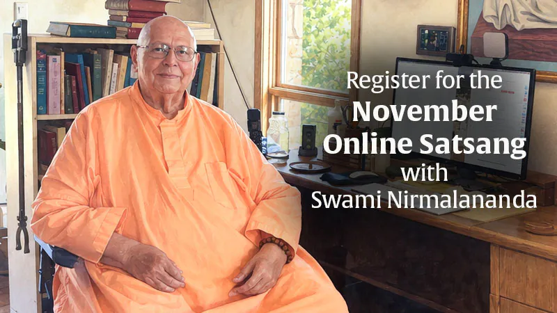 November Satsang with Swami Nirmalananda