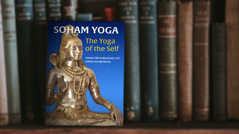Soham Yoga book on bookshelf