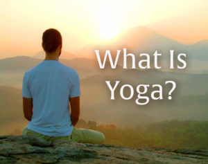What Is Yoga? meditating man