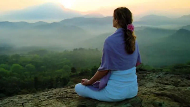 Woman Meditating - learning by meditation