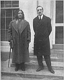 America's good karma - Yogananda after meeting with president Calvin Coolidge